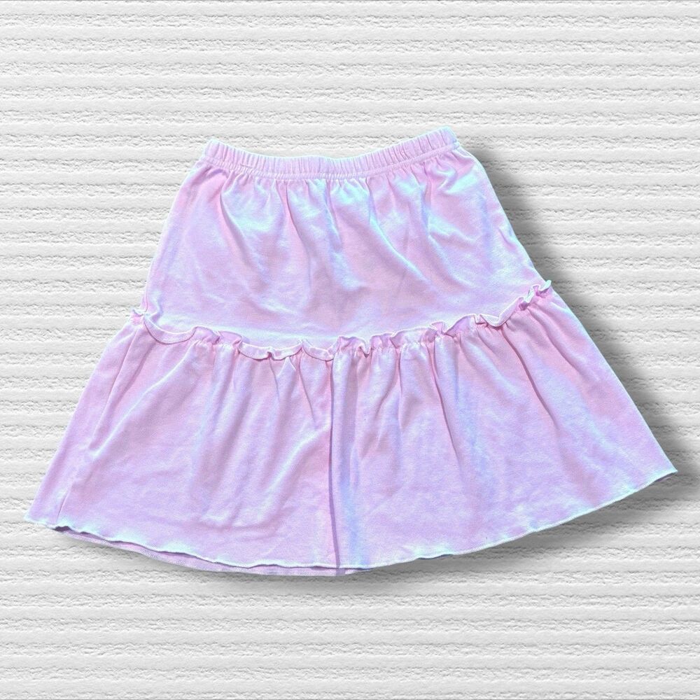 Luigi Kids Girls Pink Ruffle Skirt - Size 8